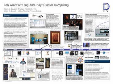 Ten Years of Plug and Play Cluster Computing