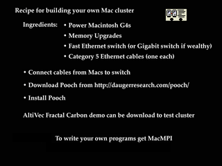 Apple Canada Video Mac Cluster Recipe